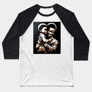 Afrocentric Father And Son Baseball T-Shirt